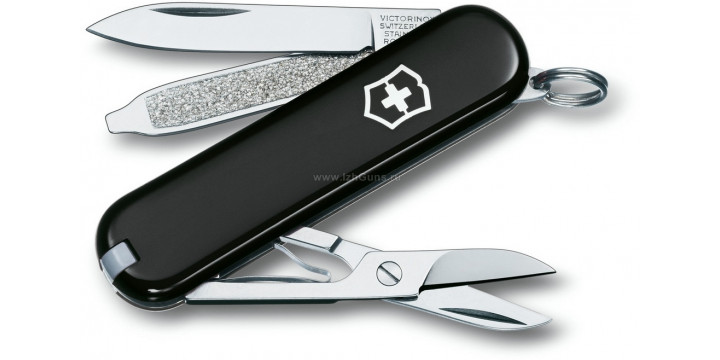 Нож брелок CLASSIC 58мм черный 0.6223.3