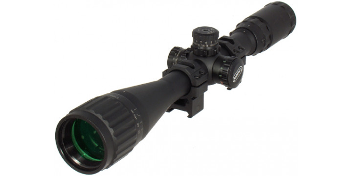 Оптический прицел Leapers True Hunter 3-12х40 АО Mil Dot, подсв.25, 4мм, с кольц.SCP-U312AORGW