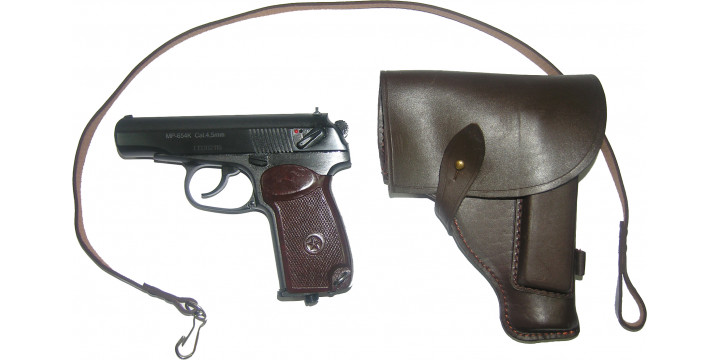 Пистолет МР-654К-33 с оригин.рук, комплектация кобурой
