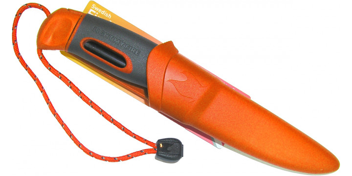 Нож для выживания Swedish FireKnife оранжевый