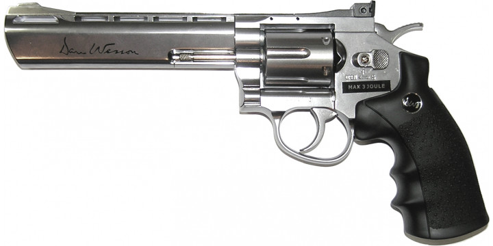 Револьвер Dan Wesson 6 дюймов, серебристый