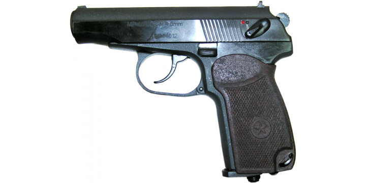 Пистолет МР-654К-32 с пескоструйной рукояткой