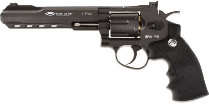 Револьвер Gletcher SW R6 в кейсе