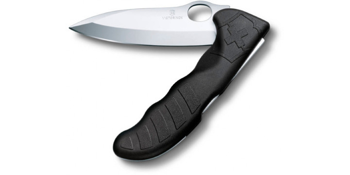 Нож охотника Hunter Pro одно лезвие с чехлом для ремня 225мм черный 0.9410.3
