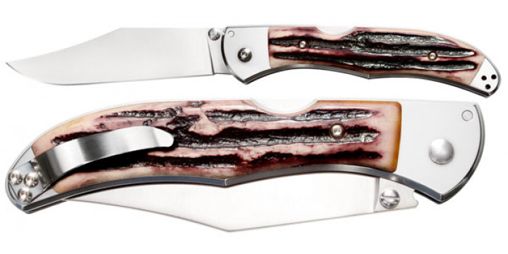 Нож Cold Steel Lone Star Hunter(Thumb Stud Version) складной, ст.AUS8A, замок tri-ad lock 54SBHT