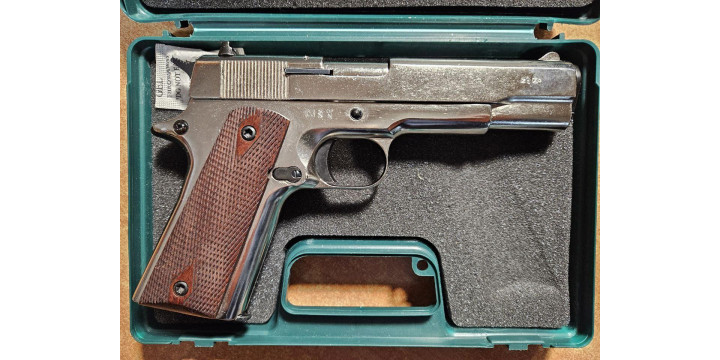 Пистолет списанный охолощенный 1911 Kurs(Colt) хром СХП кал.10х24